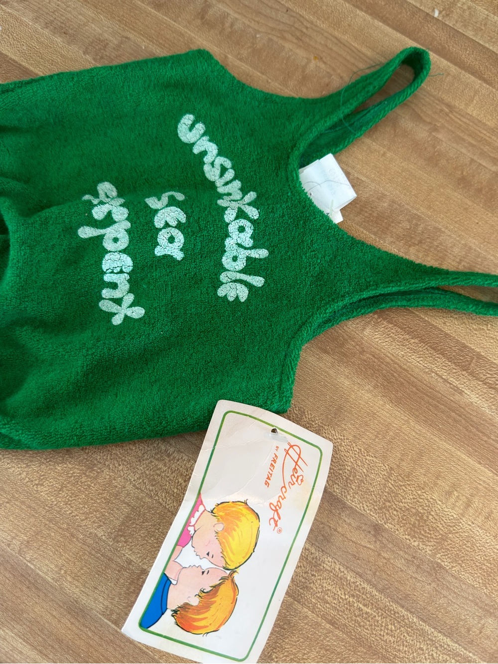 NWT 1970s Baby Swim Romper